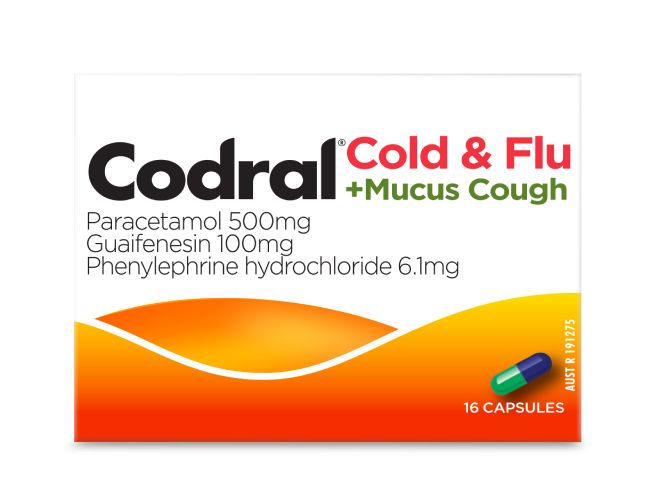 CODRAL® Cold & Flu +Mucus Cough