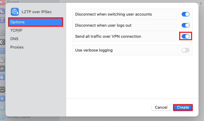 MacOS VPN Steg 3
