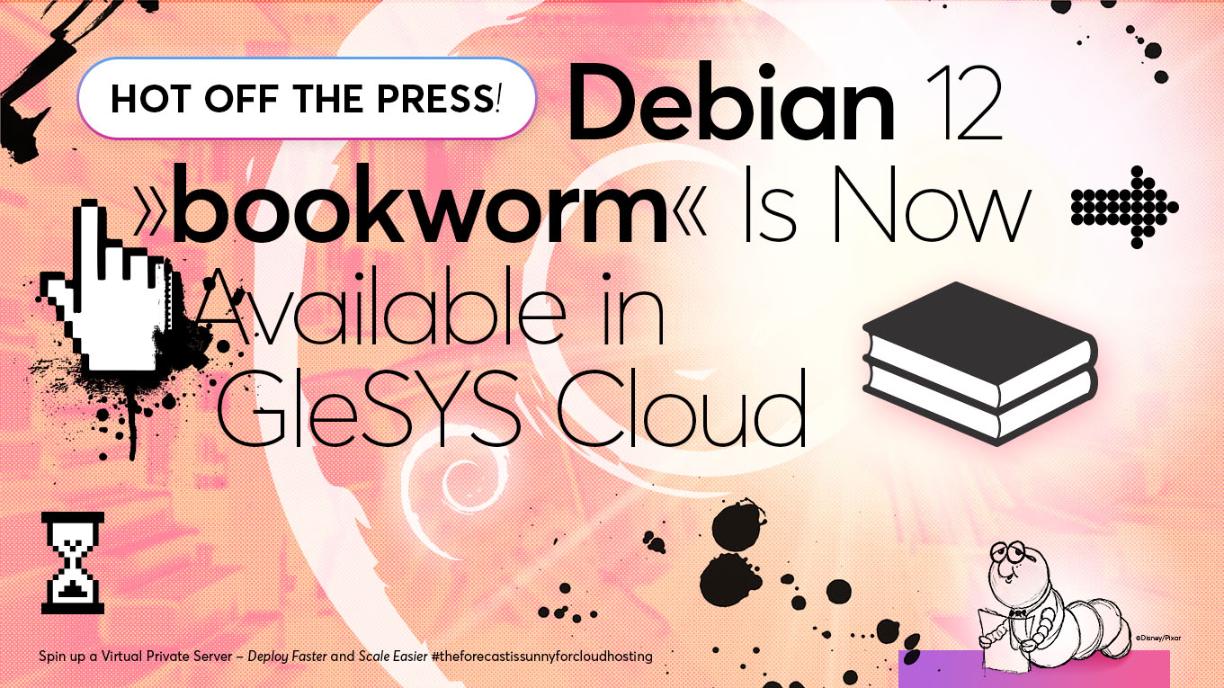 Debian 12 "bookworm" är nu tillgängligt i GleSYS Cloud