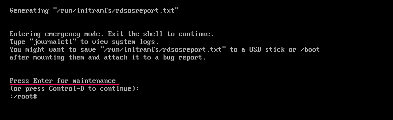reset-root-password-almalinux-9--press-enter-for-maintenance