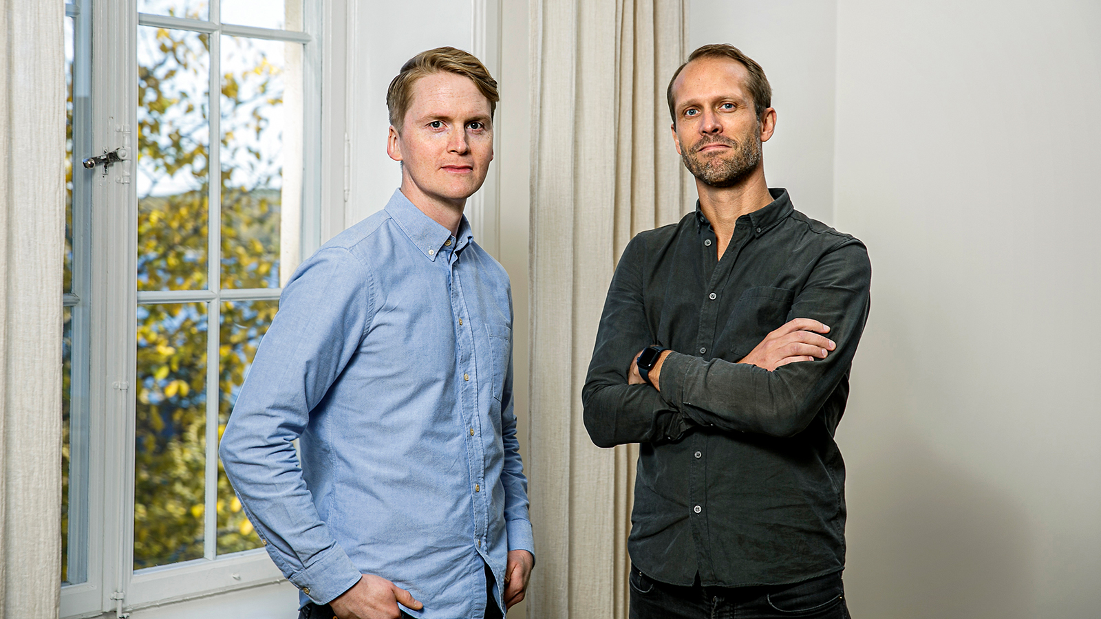 David Blomberg och Johan De Geer från Whitespace
