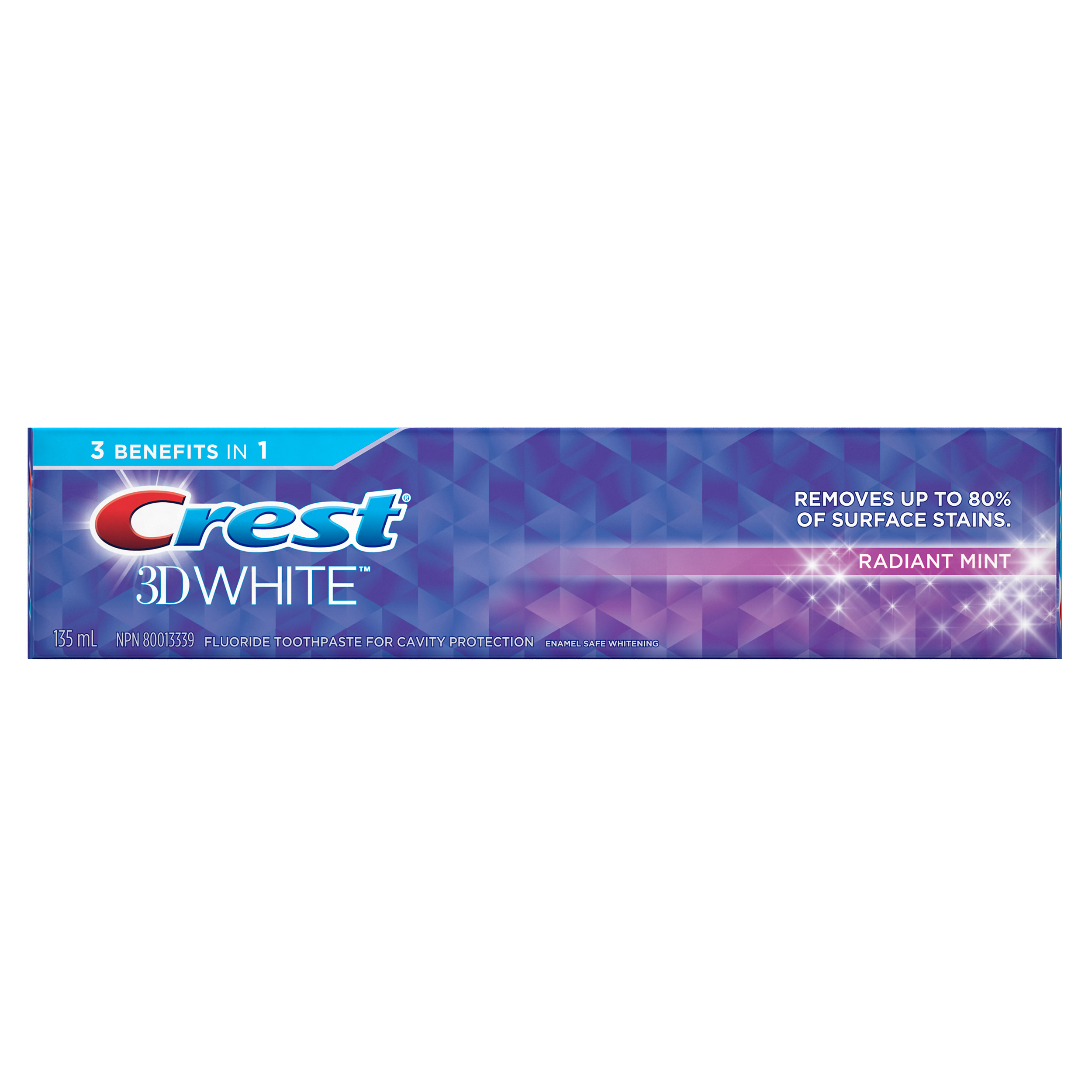 Crest 3D White Radiant Mint Whitening Toothpaste, 135 mL - SmartLabel™