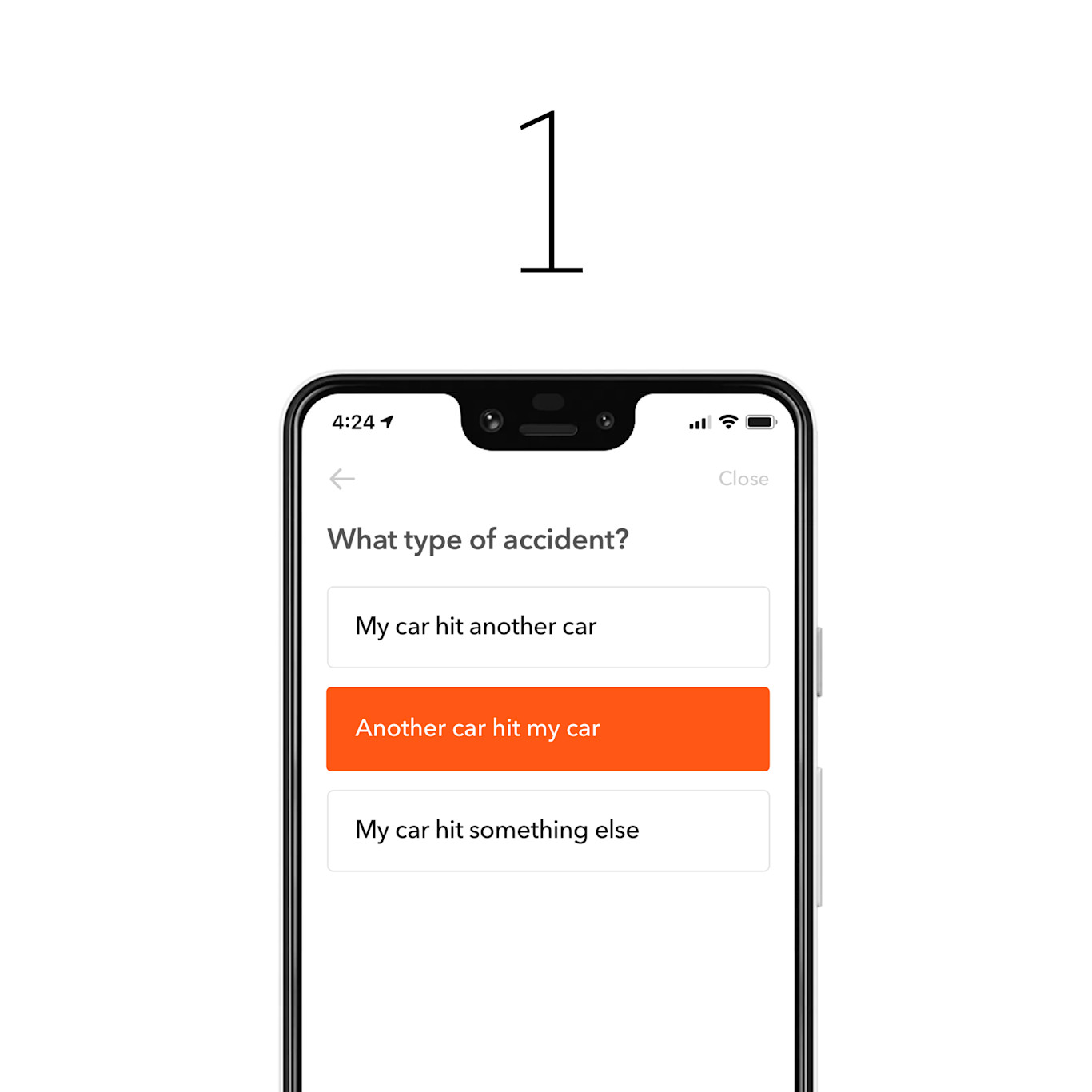 Easily file any car insurance claims in the Root® app