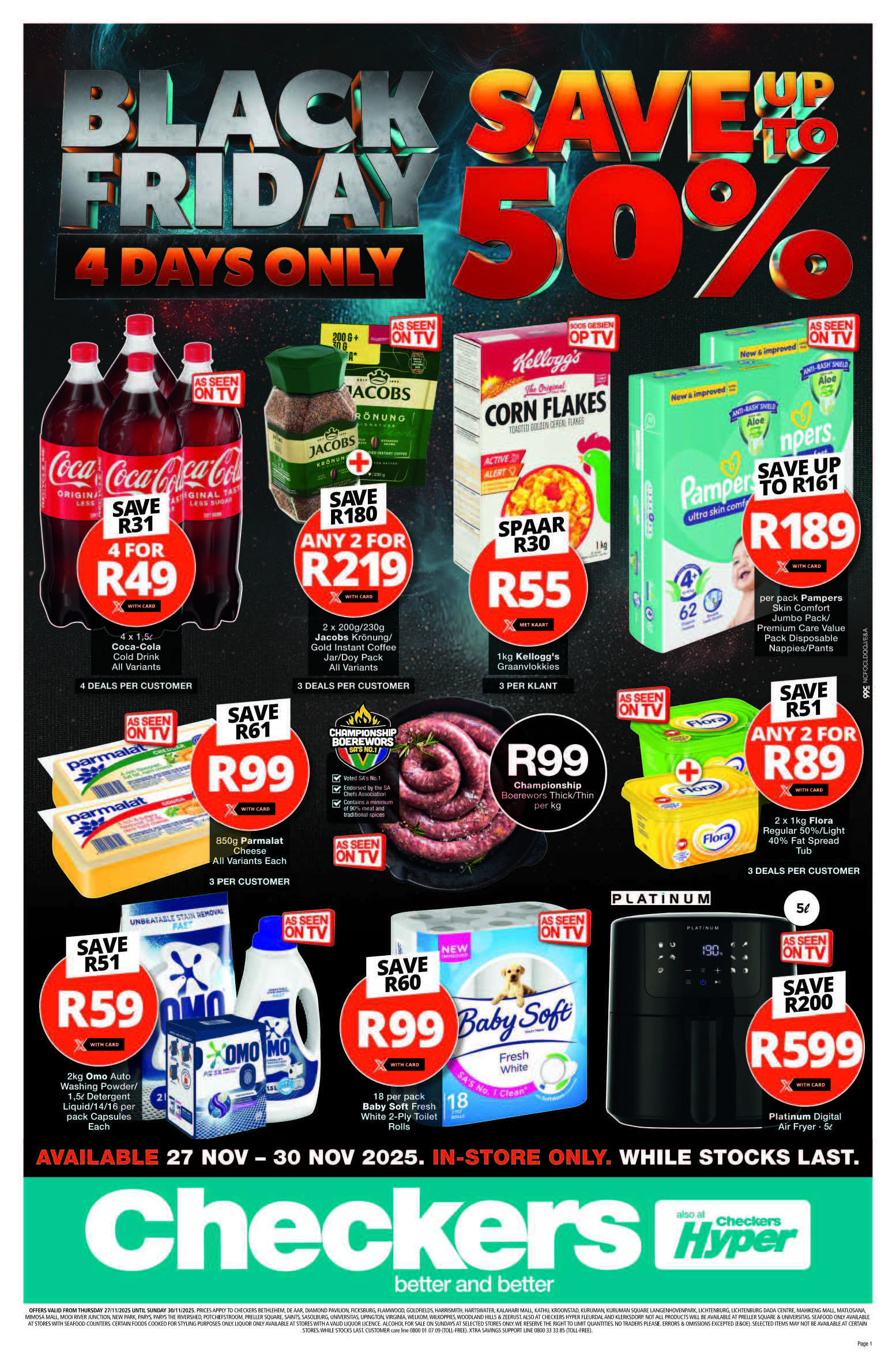 Checkers catalogue - NC Checkers Black Friday Weekend - Valid until 30 November 2025 - Available in Northern Cape