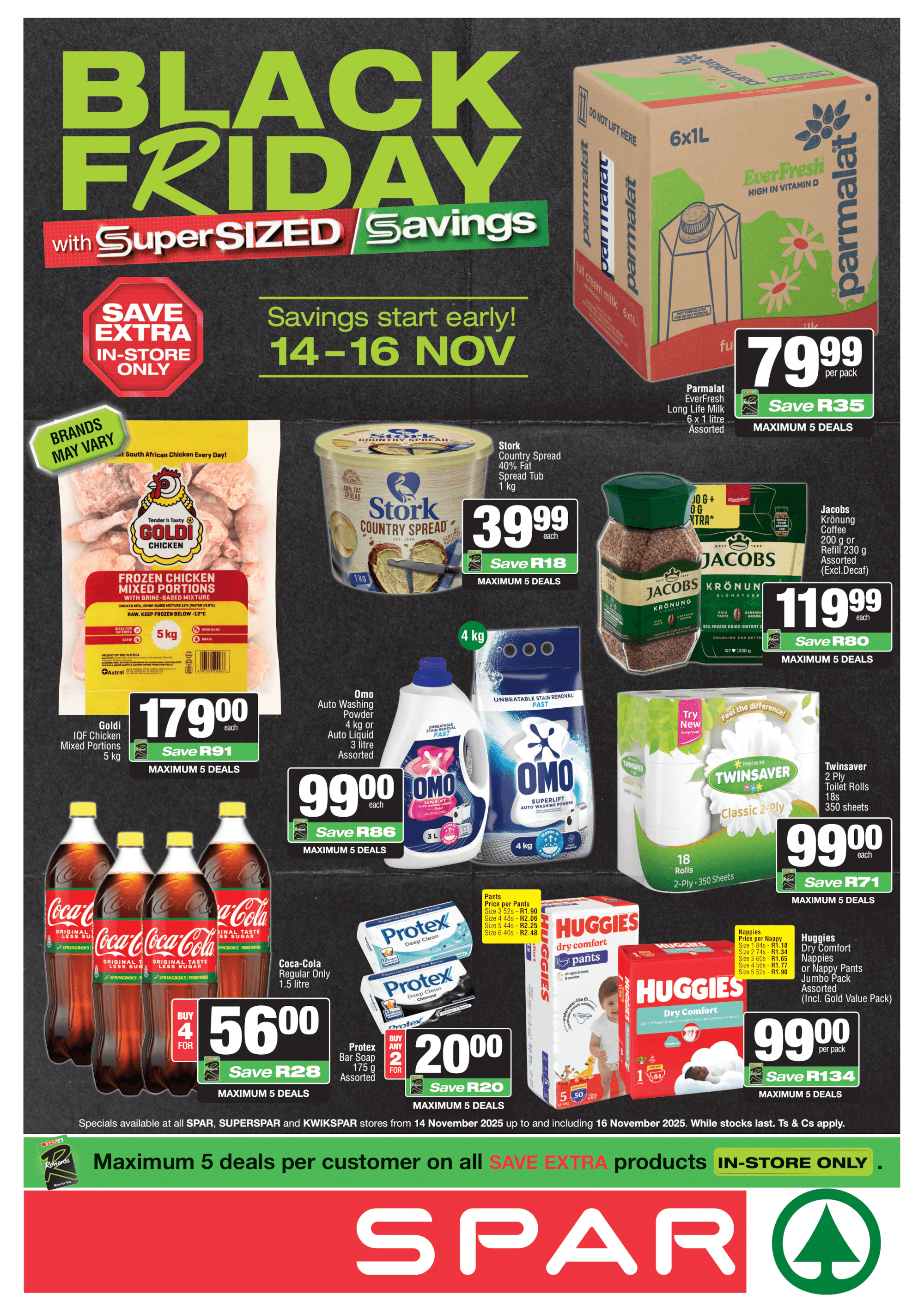 My Spar catalogue - Spar Early Black Friday 2025 - National Deals - Valid until 16 November 2025 - Available in South-Africa
