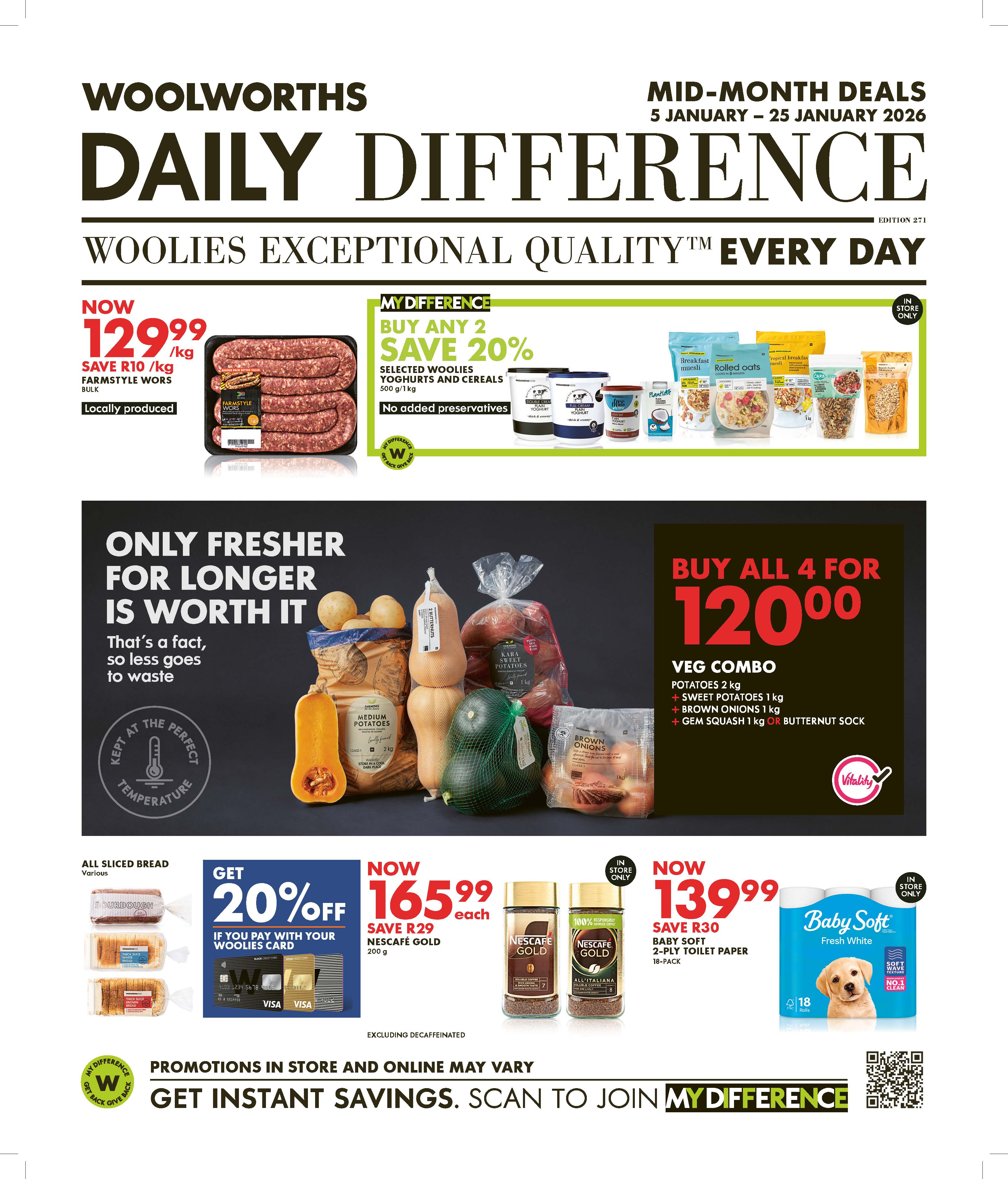 Woolworths catalogue - Woolworths WC Daily Difference - Valid Until 25 Jan 2026 - Valid until 25 January 2026 - Available in Western Cape