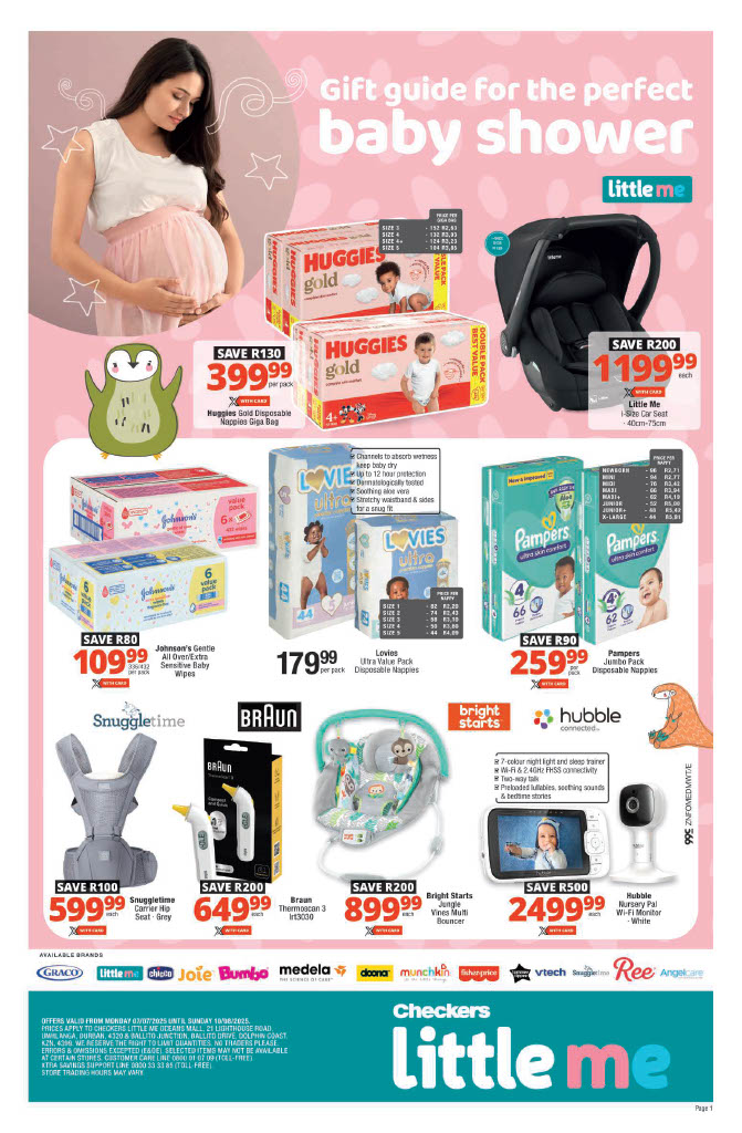 Checkers catalogue - Checkers KZN Little Me Baby Deals (07 Jul–10 Aug 2025) - Valid until 10 August 2025 - Available in Kwazulu-Natal