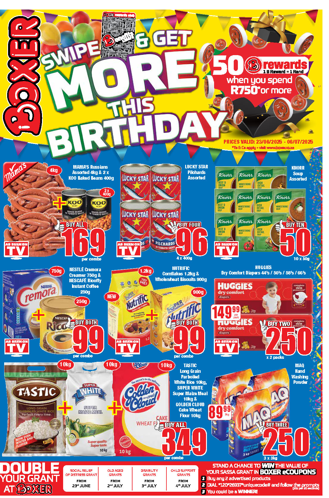 Boxer catalogue - Boxer Free State Birthday Specials - Valid Until 6 July 2025 - Valid until 6 July 2025 - Available in Free State