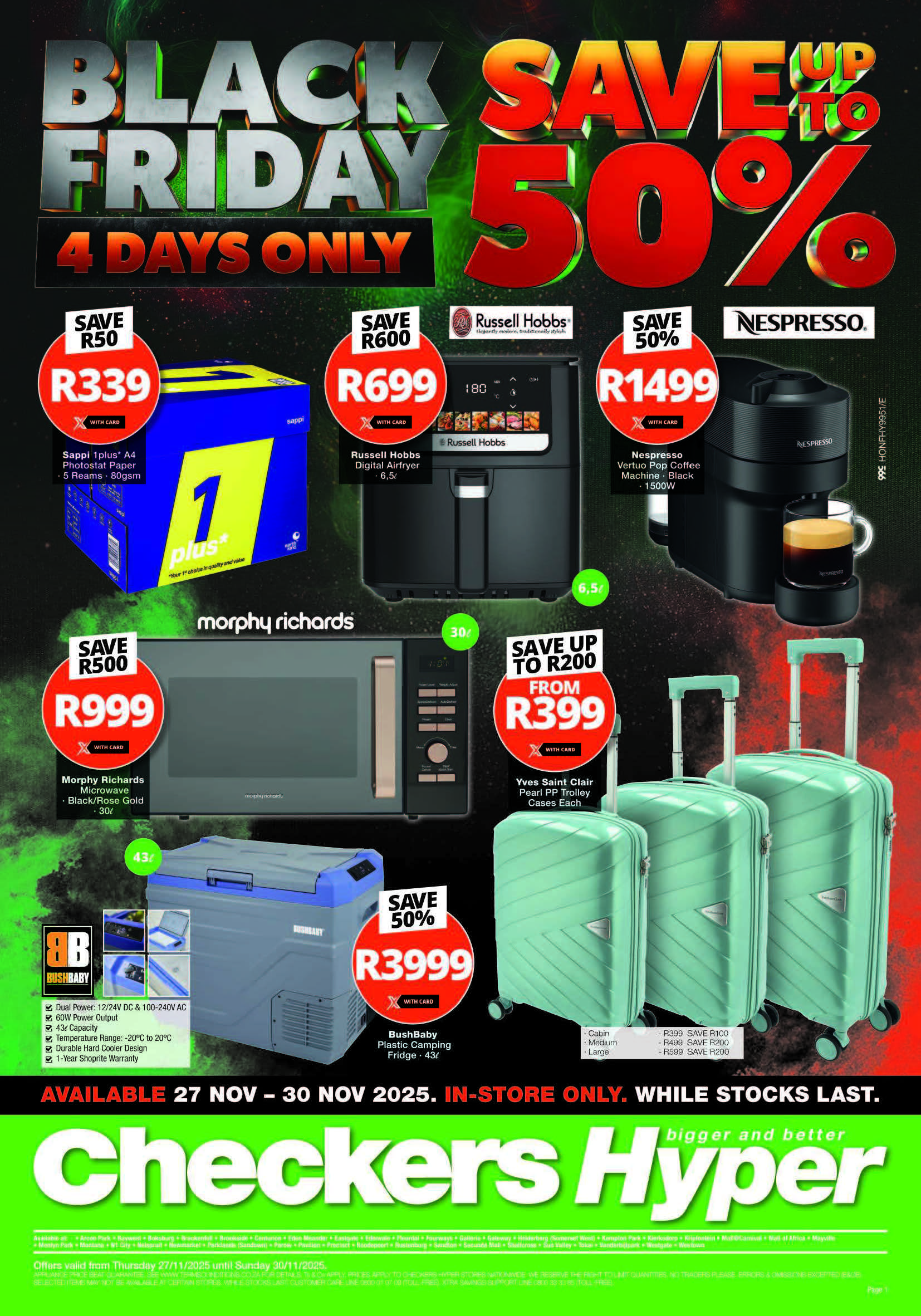 Checkers-Hyper catalogue - Checkers Hyper Black Friday Weekend - Valid until 30 November 2025 - Available in South-Africa