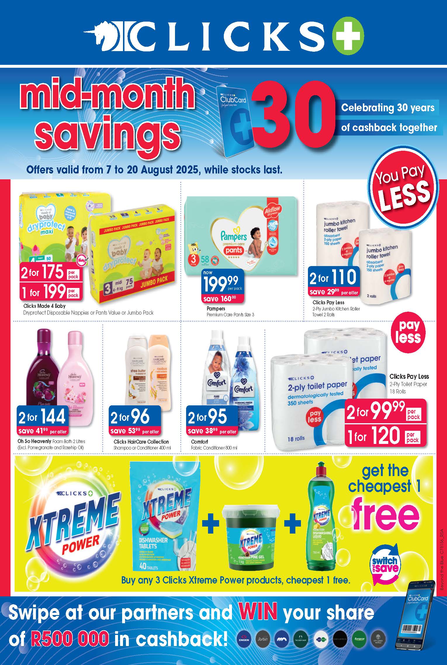 Clicks catalogue - Our Promotion Guide - Valid Until 20 August 2025 - Valid until 20 August 2025 - Available in South-Africa