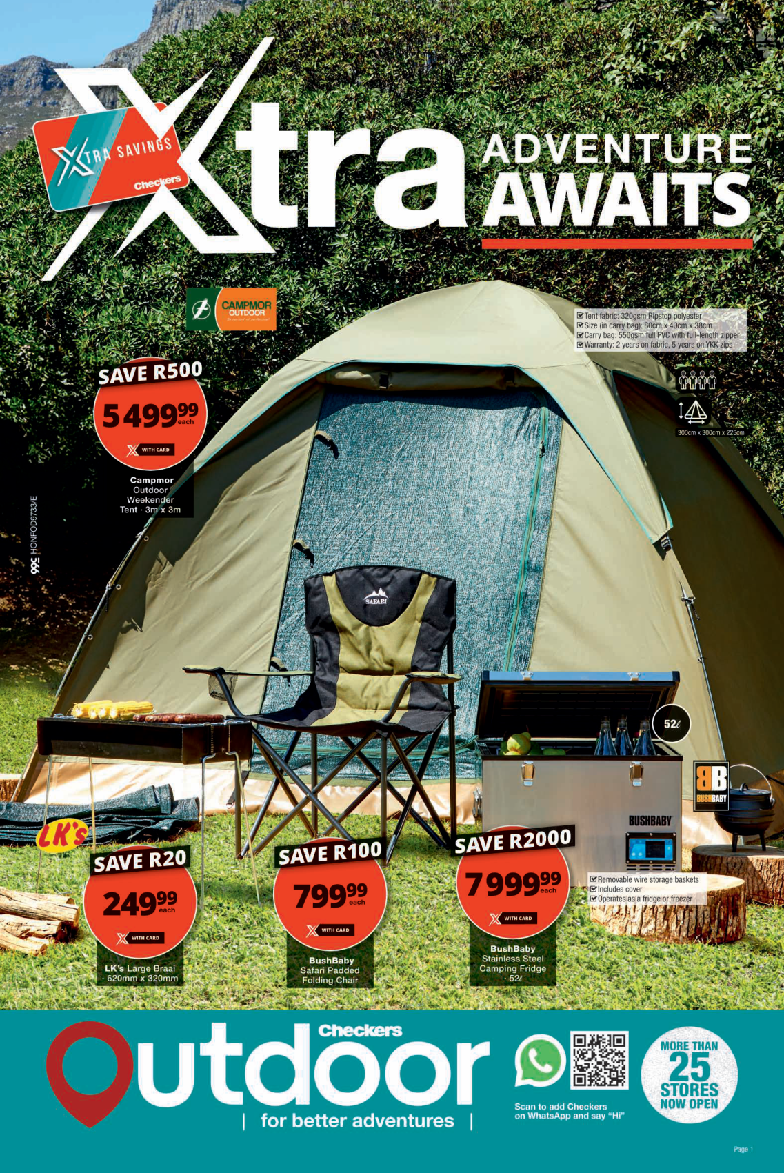 Checkers catalogue - Checkers Outdoor Easter Promotion 7 April 2025 - 4 May 2025 - Valid until 29 April 2025 - Available in South-Africa