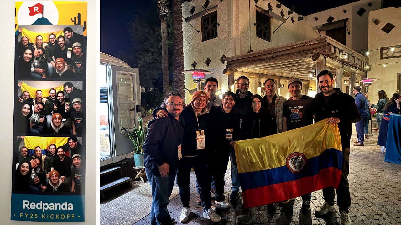 Colombian Redpandas taking their annual reunion photo