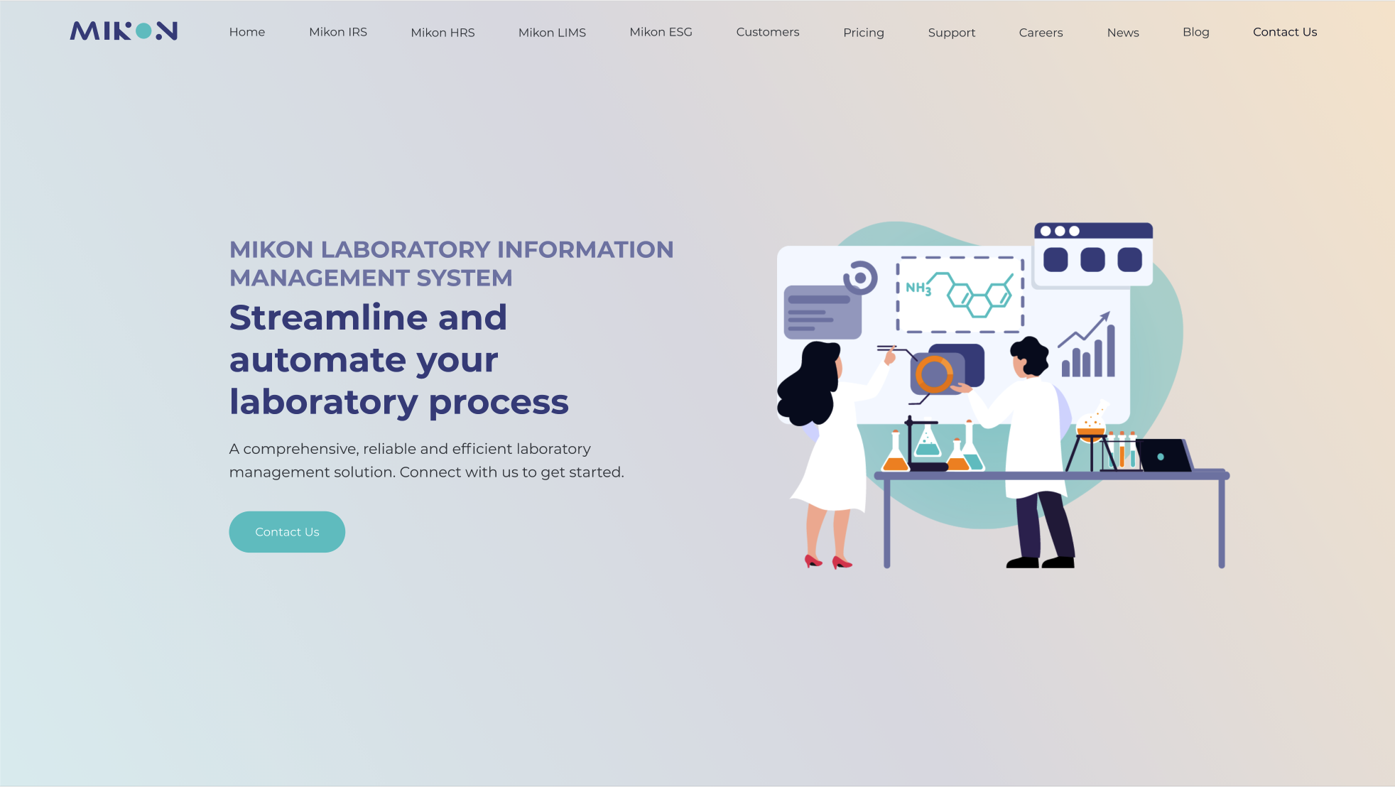 Laboratory Information Management System Mikon