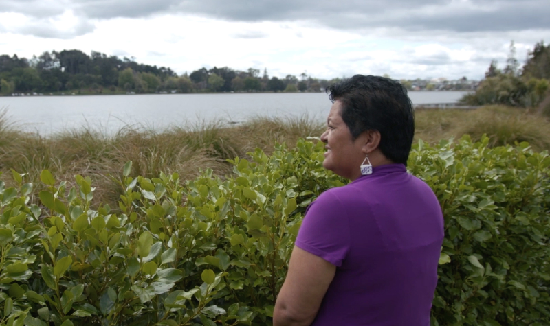 Katrina Allen outside enjoying nature