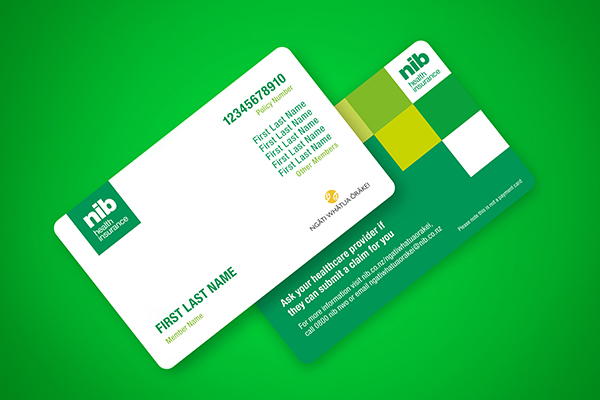 Image of 2 nib member cards