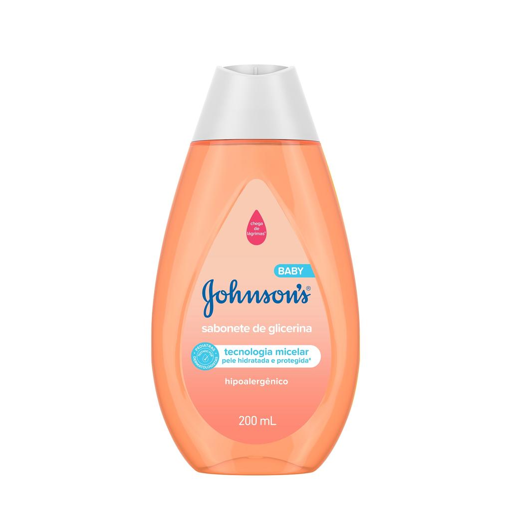 Sabonete Líquido de Glicerina JOHNSON'S® Baby front 200ml