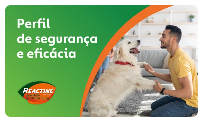 Reactine®: Perfil de segurança e eficácia