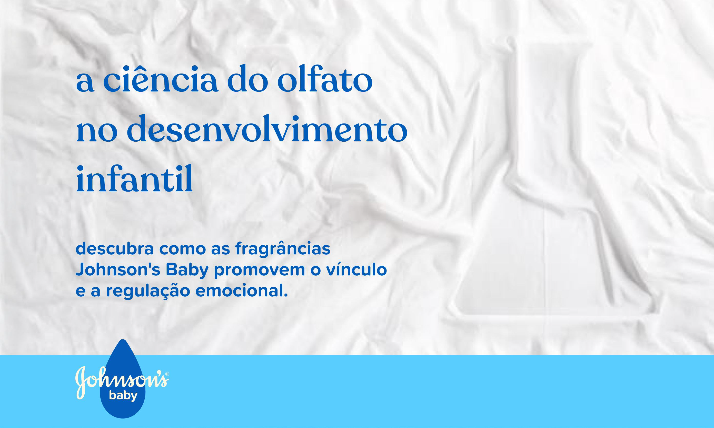 A ciência das fragrâncias Johnson’s Baby