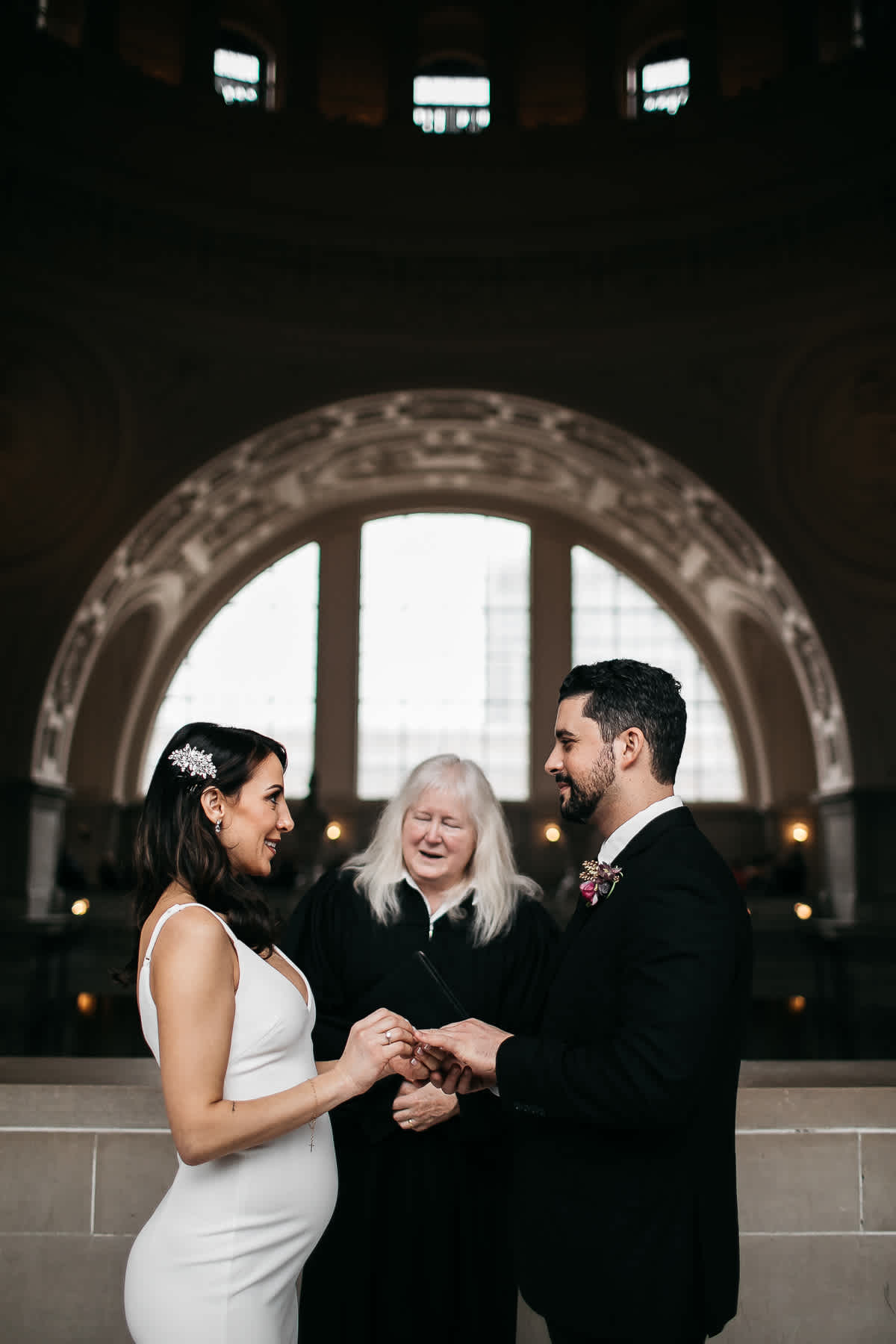 Winter Sf City Hall Elopement Kirsten Noelle