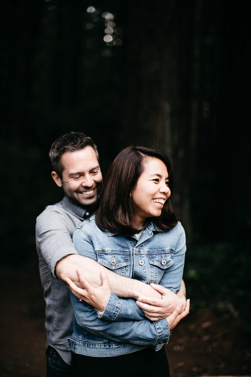 oakland-gloomy-redwood-engagement-session-with-puppy-39