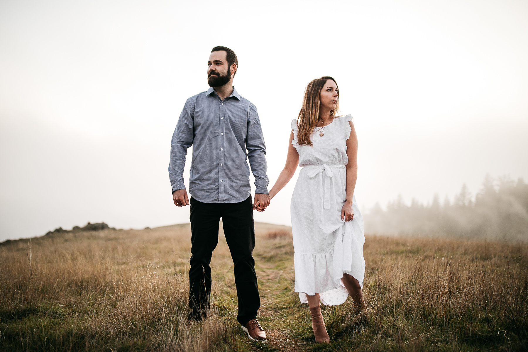 mt-tam-foggy-winter-engagement-session-australian-shepherd-puppy-41