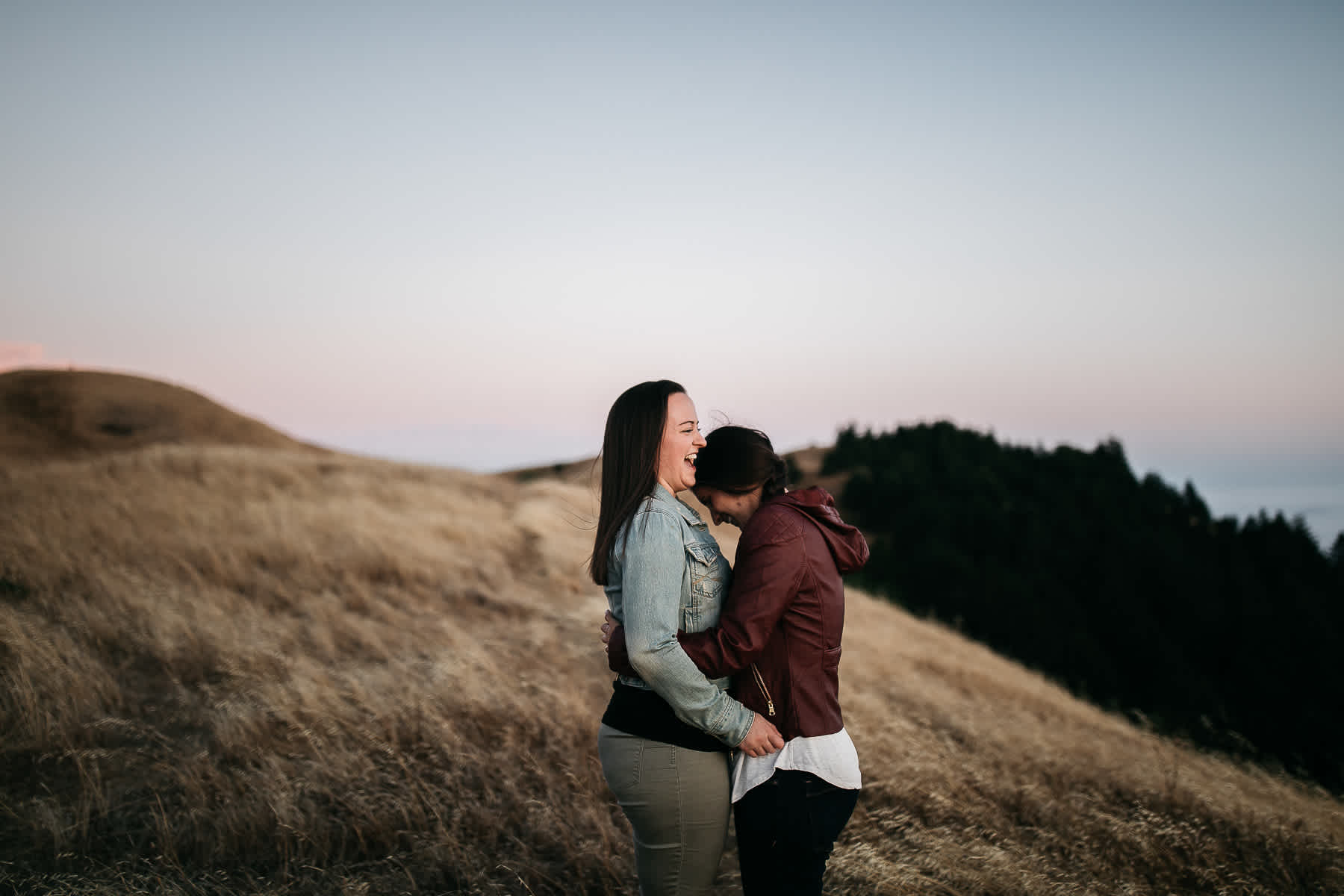 mt-tam-sunset-engagement-session-with-boxer-lab-dogs-39