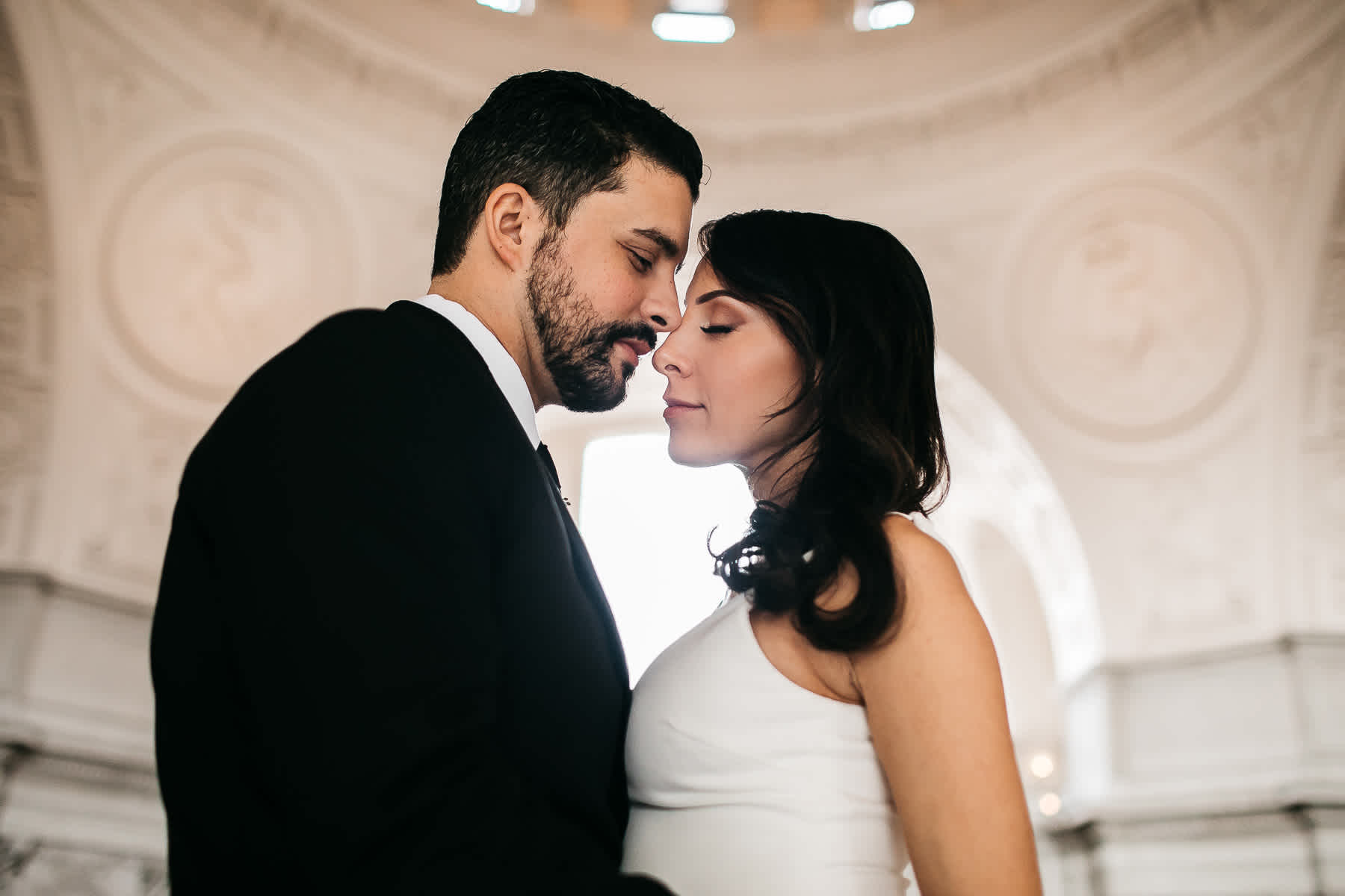 Winter Sf City Hall Elopement Kirsten Noelle