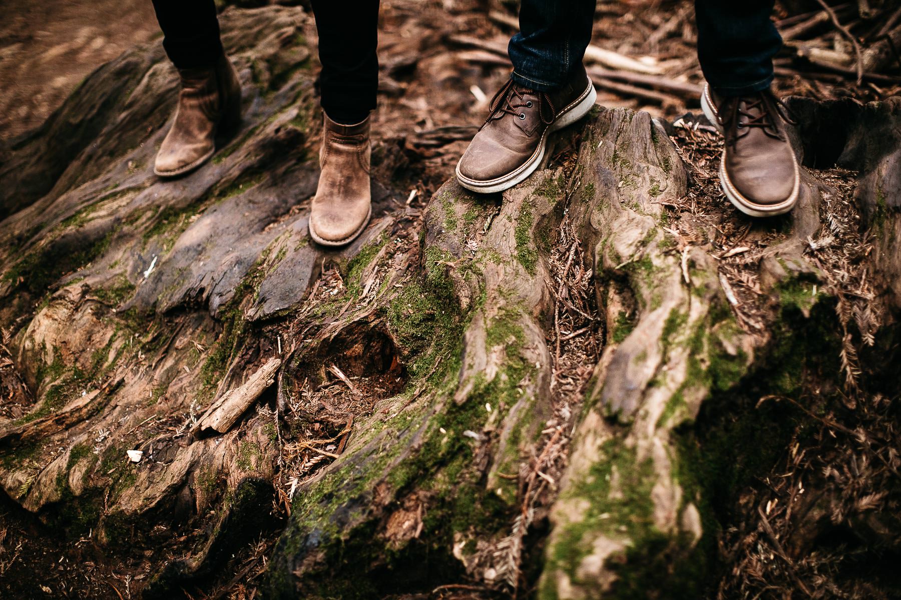 oakland-gloomy-redwood-engagement-session-with-puppy-17
