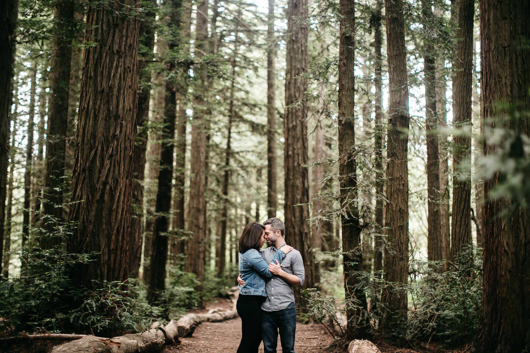 oakland-gloomy-redwood-engagement-session-with-puppy-27