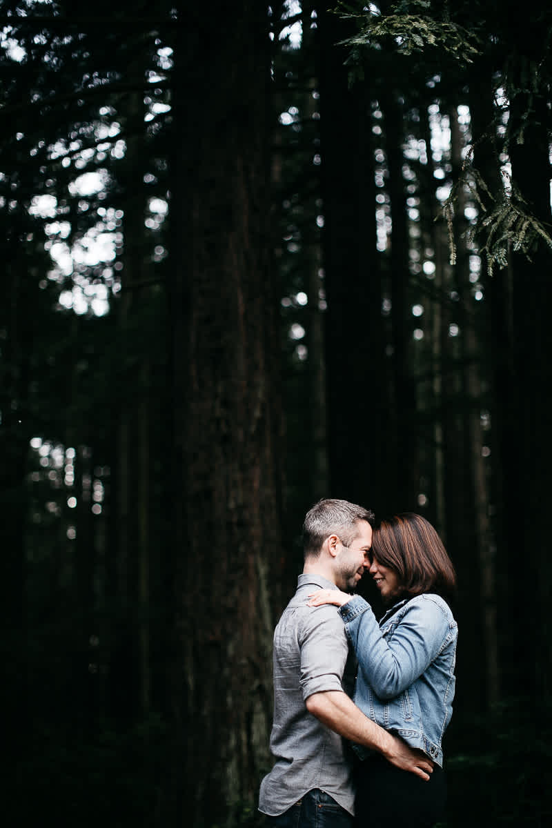 oakland-gloomy-redwood-engagement-session-with-puppy-42