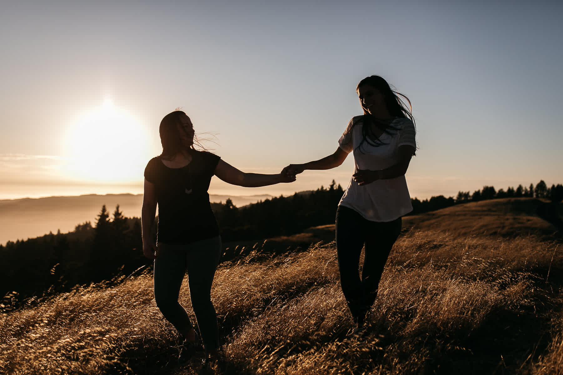 mt-tam-sunset-engagement-session-with-boxer-lab-dogs-34