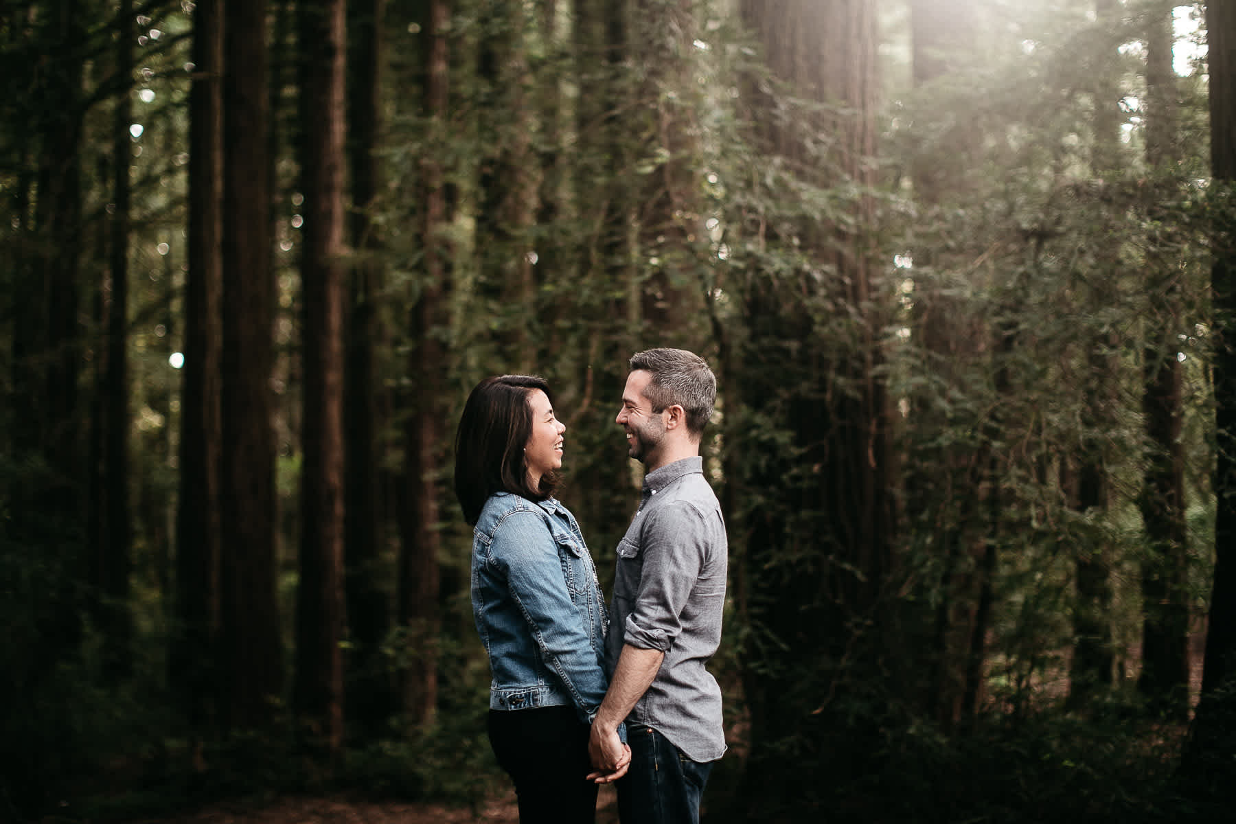 oakland-gloomy-redwood-engagement-session-with-puppy-4