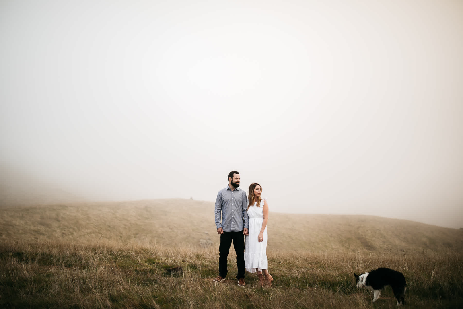 mt-tam-foggy-winter-engagement-session-australian-shepherd-puppy-18