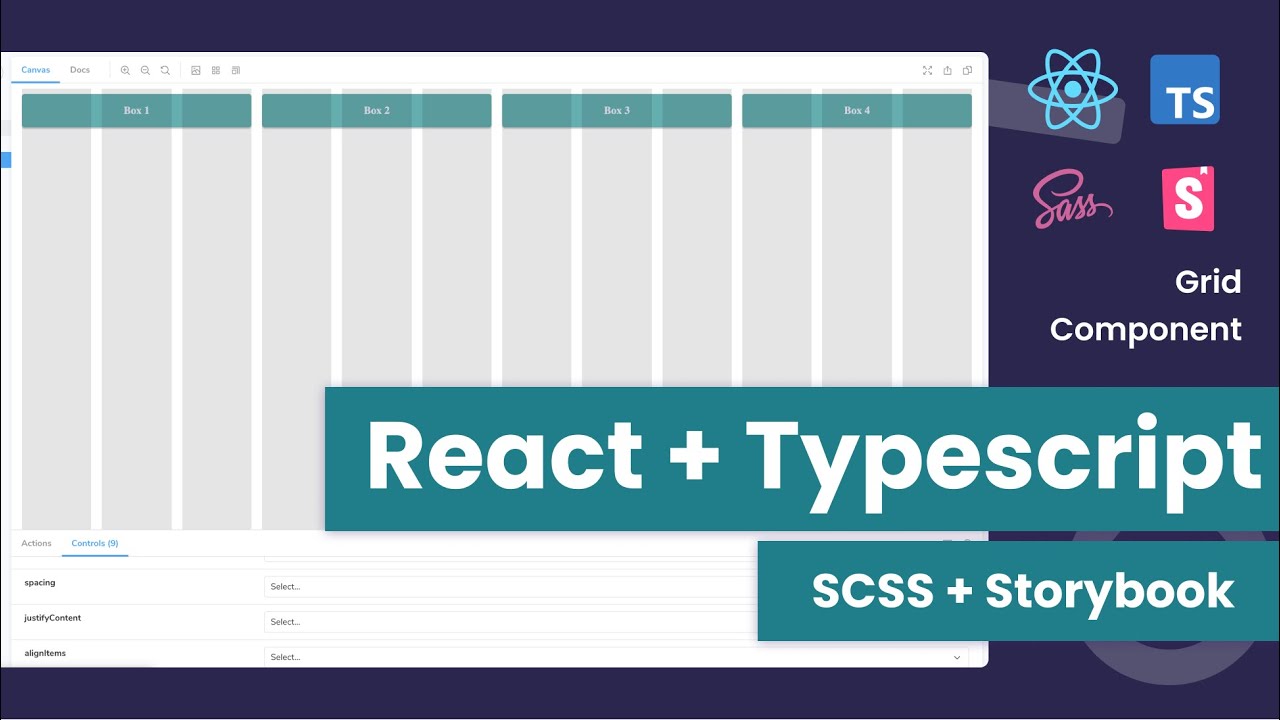 Grid component with React + TypeScript