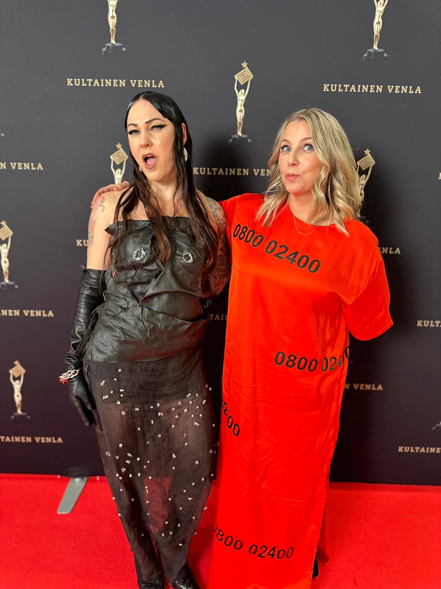 Kati Laukkanen & Mira Luoti Kultainen Venla -gaalassa