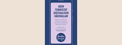 Näin tunnistat digitaalisen väkivallan -esite