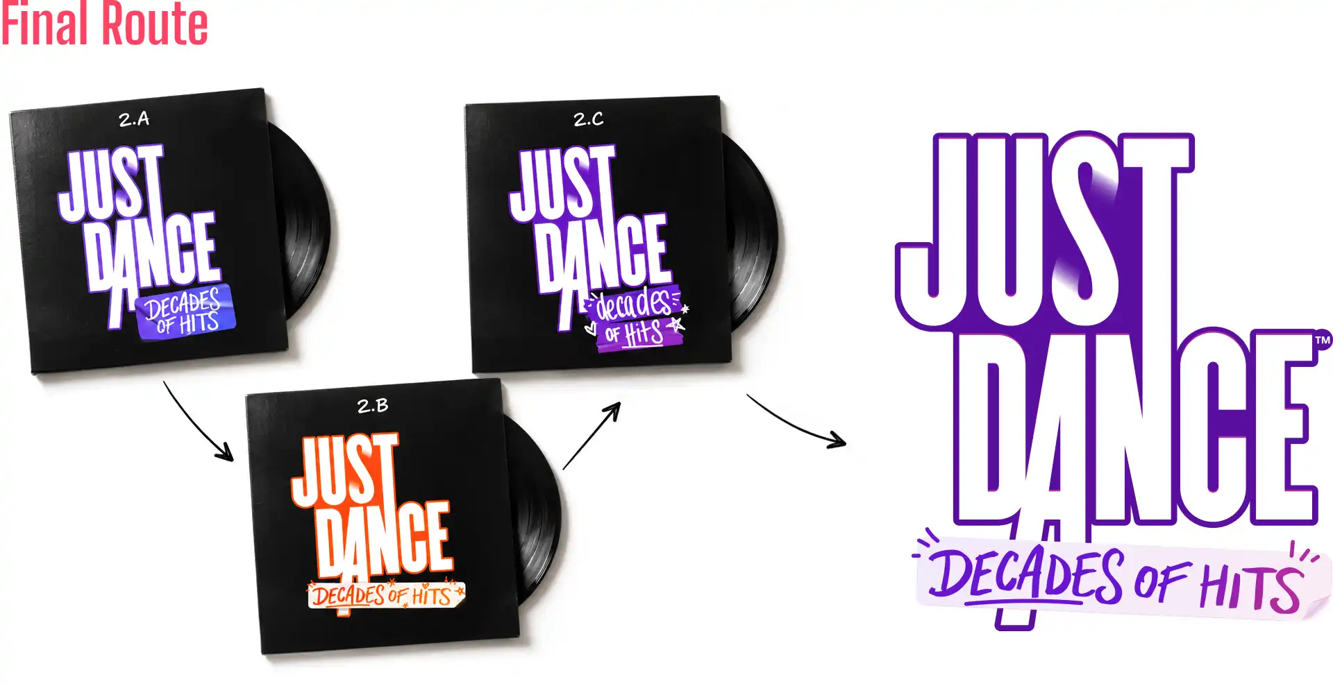 BIBORG UBISOFT JUST DANCE DECADES OF HITS LOGOS VARIATIONS 7