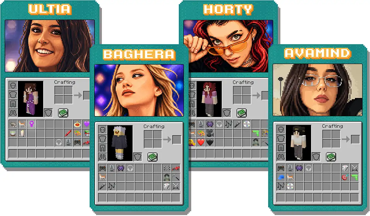 HALL OF FEMMES - WOMEN IN GAMES - BIBORG - CONTENT CREATORS