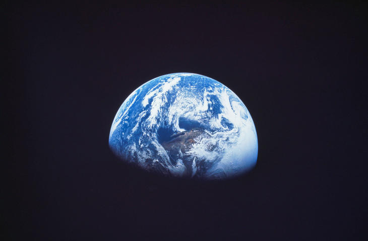 Earth in space.