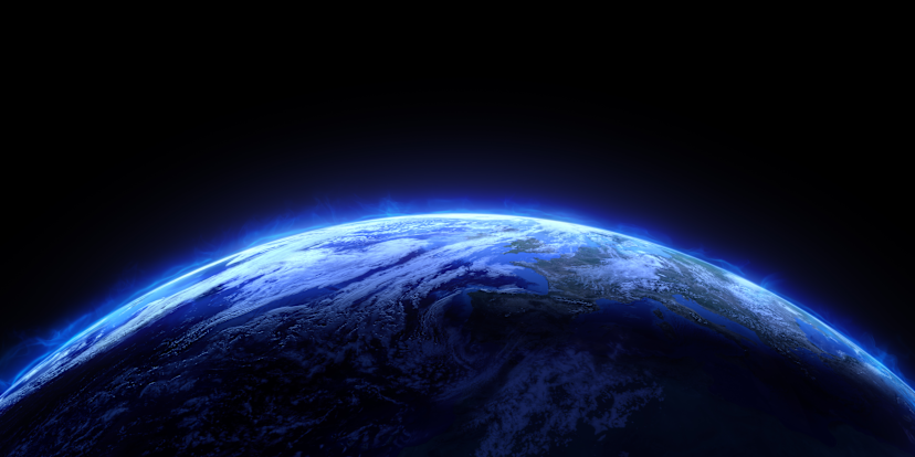 Pop23 - Full Width Image View Of Earth From Space (canva)