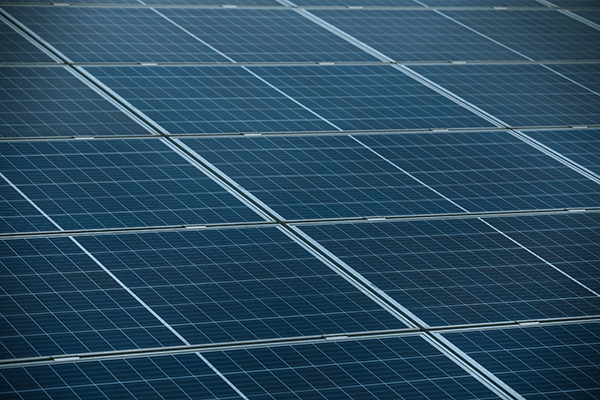 Solar cells in the daylight