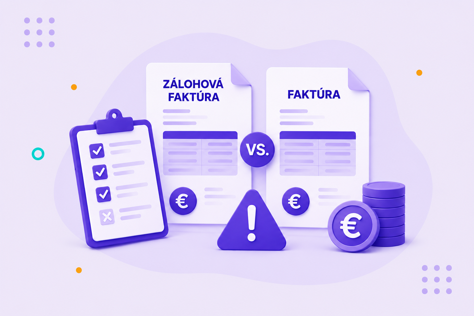 Zálohová faktúra vs. faktúra: Aký je medzi nimi rozdiel?