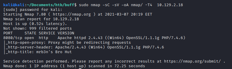 nmap-buff