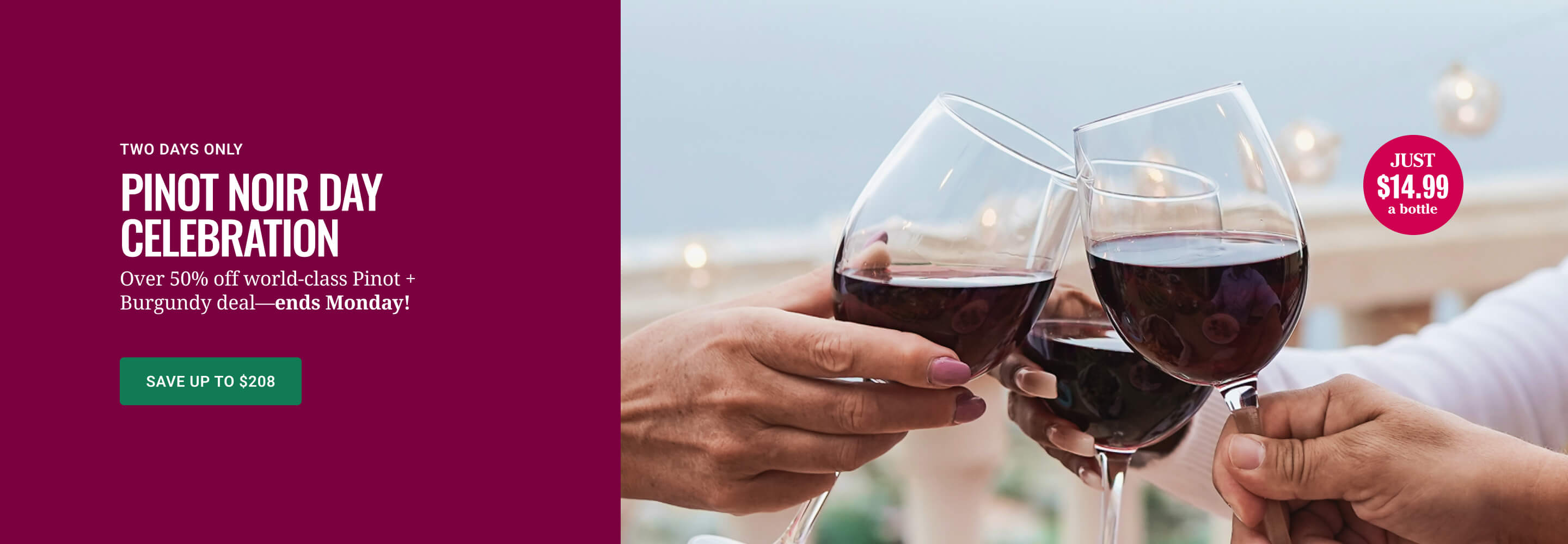 Pinot Noir Day sale