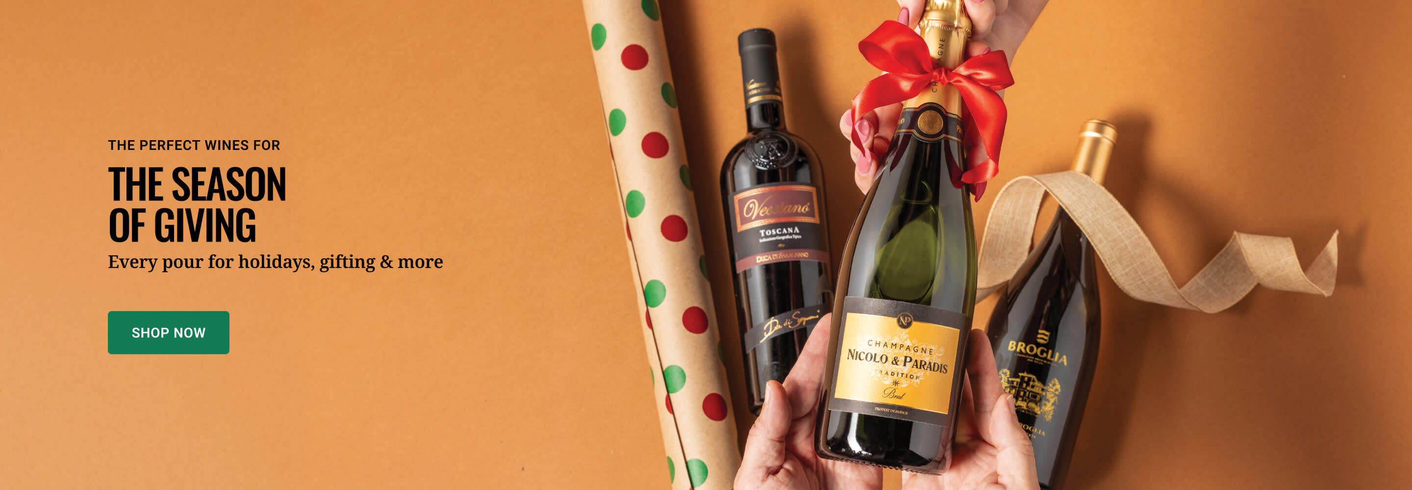 Free magnum and glasses