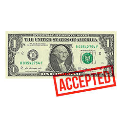 Dollar Accepted