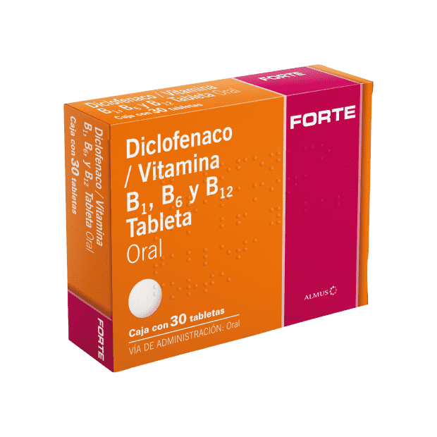 Diclofenaco/Complejo B Forte