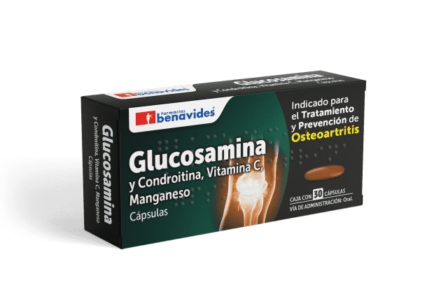 Glucosamina y Condroitina, Vitamina C, Manganeso