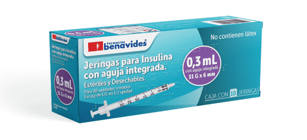 Jeringa para Insulina con Aguja