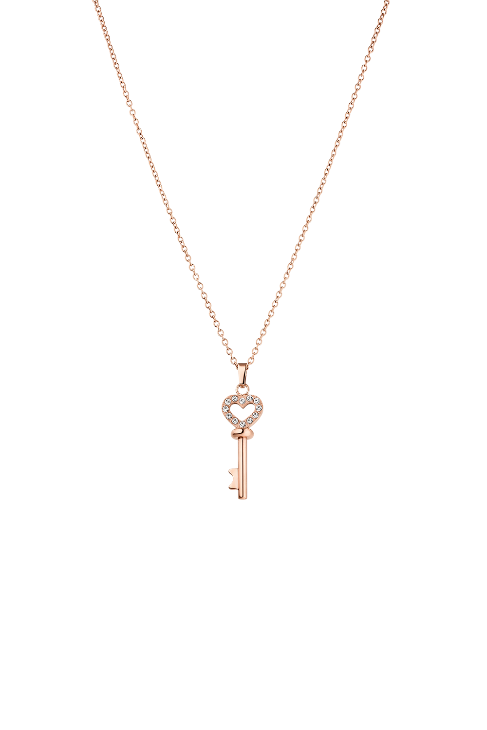 Key Necklace Rose Gold | Faye Europe